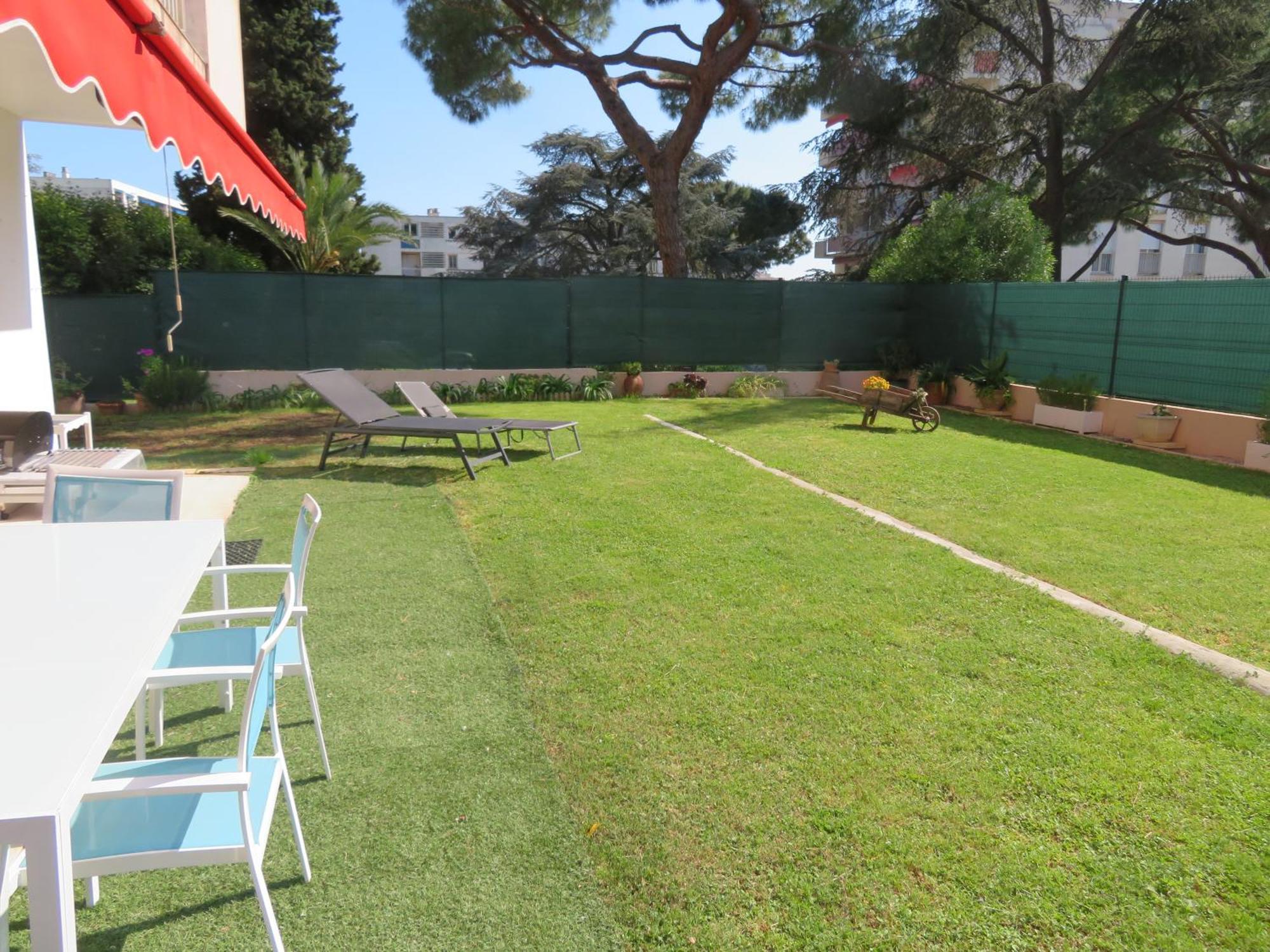 Superbe Rez De Jardin Dans Residence Au Calme Nizza Kültér fotó